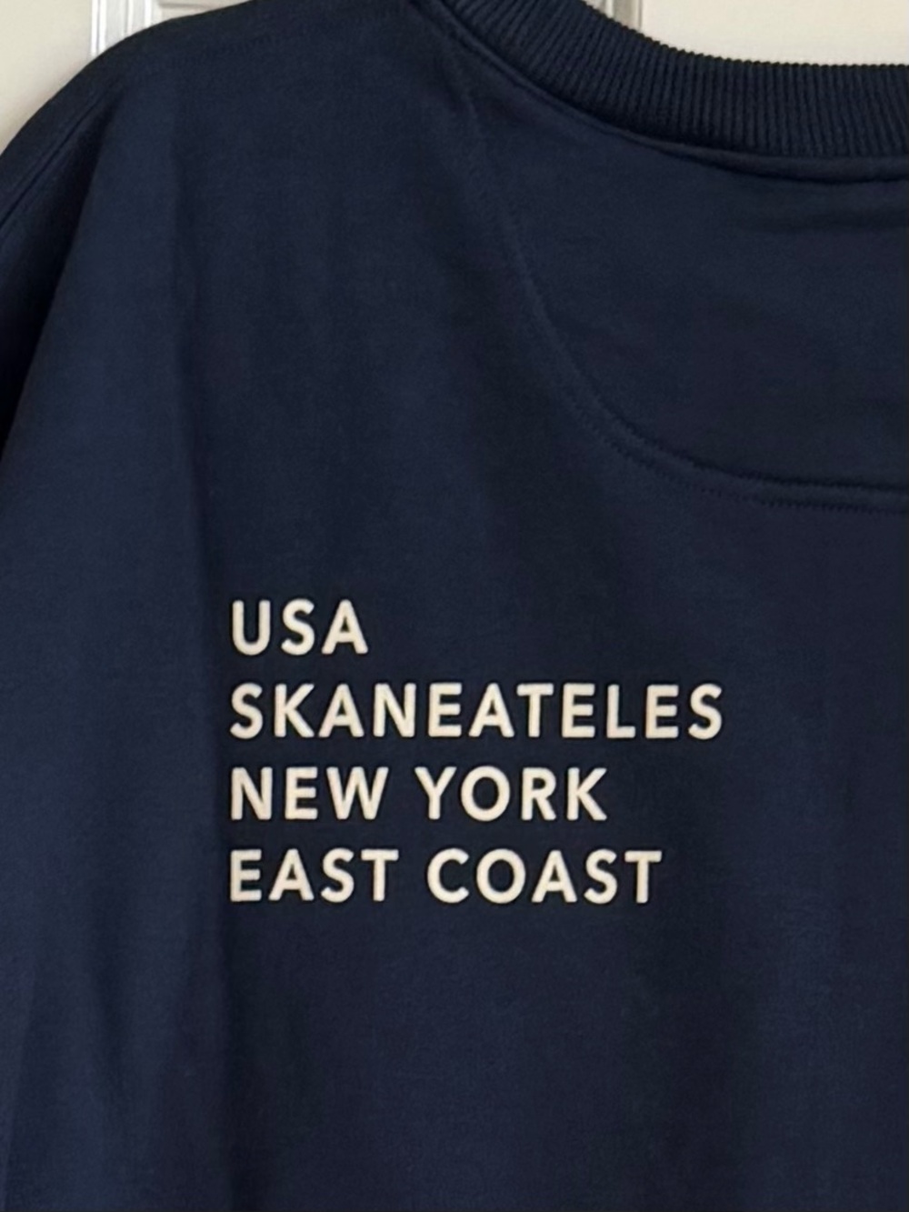 NWOT Champion Skaneateles Sweater Sweatshirt Navy Crewneck XL Collegiate Preppy - Picture 7 of 16